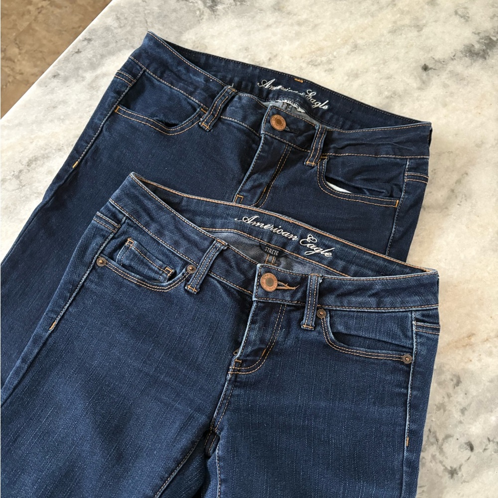 American Eagle Outfitters Women’s stretch Skinny Jeans - Two Pairs